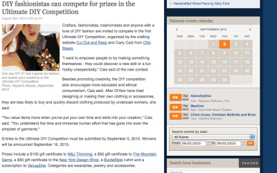 Ultimate DIY Competition Featured on Examiner.com!